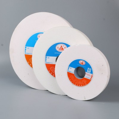 150x25x32白刚玉砂轮片 多规格打磨抛光砂轮 平面磨陶瓷砂轮批发图2