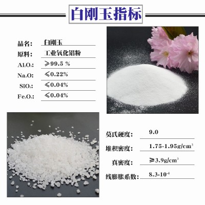 白刚玉微粉 W3.5W1.5水洗白刚玉微粉白刚玉研磨粉抛光粉图4