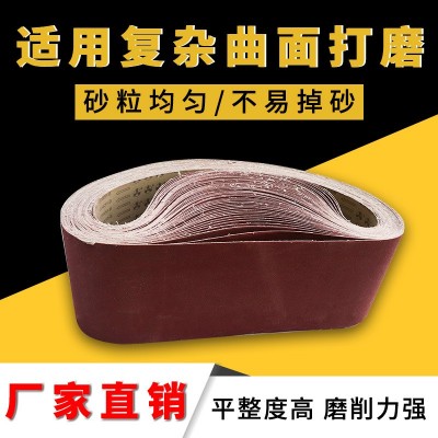 砂带1520*200抛光砂带棕刚玉氧化铝砂带打磨非标可定砂布搭接砂纸图2