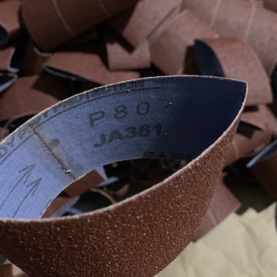 砂带260X60打磨抛光 三菱软布非标可定砂纸搭接JA361砂布砂带图3