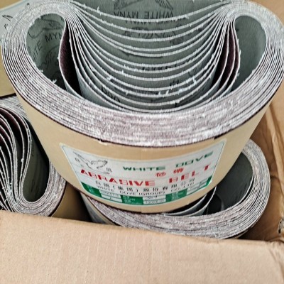 白鸽GXK51砂带200x1524GXK51-2和环形砂带氧化铝家具竹木打磨图4