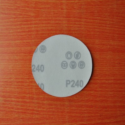 厂家直供4寸100mm红砂拉绒片 金牛红砂背绒片 汽磨片自粘片圆盘砂图4