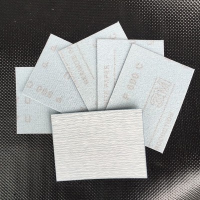 批发237U背绒砂纸100*75mm白砂背绒片200片/盒装超涂层干砂图4