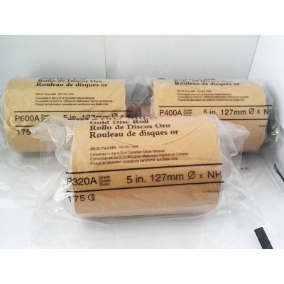原装 3M216U砂纸卷 5寸自粘背胶角磨机圆砂碟盘砂卷打磨钣金属图5
