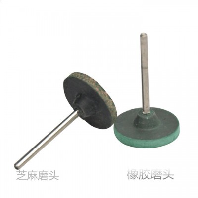 T型刷芝麻打磨头橡皮磨头弹性海绵磨头橡胶砂轮金属打磨抛光除锈图2