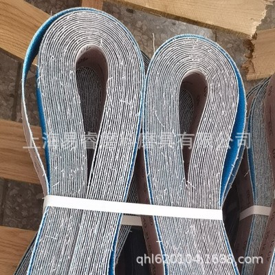 锆刚玉砂带 蓝色打磨不锈钢去毛刺去除氧化皮环形砂带批发图5