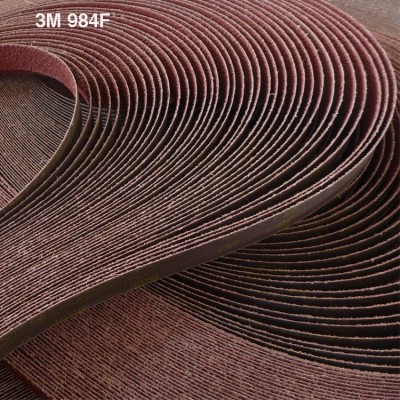 3M984F金属专用打磨砂带 陶瓷磨料硬质合金用砂带可做任意规格图3