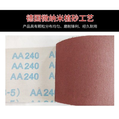 手撕砂布卷砂带卷砂纸打磨墙面抛光沙皮纸卷木工60-800目家具4寸图4