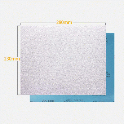 230*280mm家具用金牛方形砂纸 打磨木工沙皮纸 干磨砂纸墙面砂纸图2