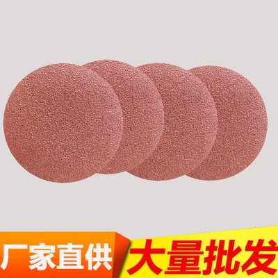 5寸圆盘砂纸片125MM植绒砂纸自粘拉绒片气动打磨机沙纸木工抛光片图3