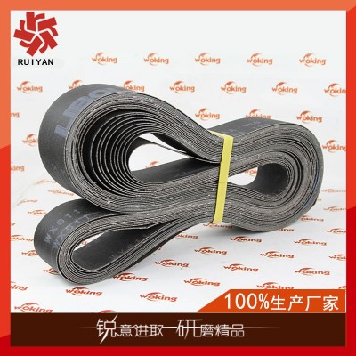 3500*100mm金属拉丝砂带布带 三角拉丝机砂带煅烧棕刚玉磨料砂带图5