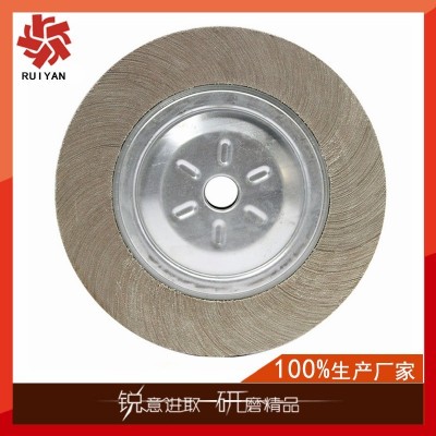 供应300*35*25.4千页轮 利宝龙WX713-1砂布千叶轮 卡盘砂布轮图3