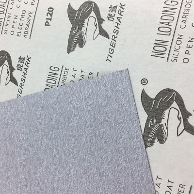 虎鲨砂纸抛光干磨沙纸打磨80#-1000#木器家具打磨涂层乳胶纸基图3
