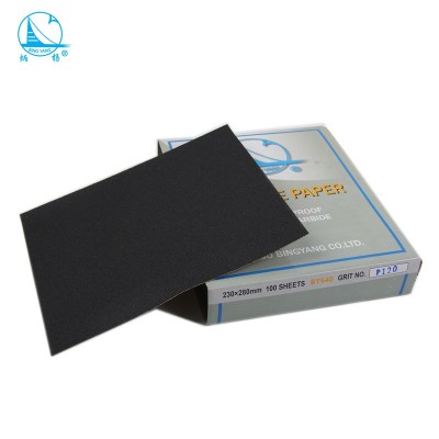 厂家直供炳扬牌牛皮纸耐水砂纸 金属打磨抛光碳化硅水砂图3