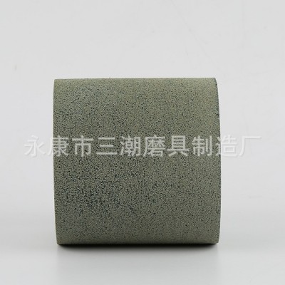 工厂定制加工十字芯发泡拉丝轮 金属抛光打磨飞翼轮 百洁布抛光轮图2