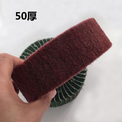 3M飞翼轮抛光轮 50厚百洁布抛光轮 不锈钢纤维拉丝轮 规格齐全图3