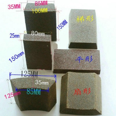源头工厂生产销售 砂轮 砂砖 砂瓦 100*85*35多种规格型号 定制