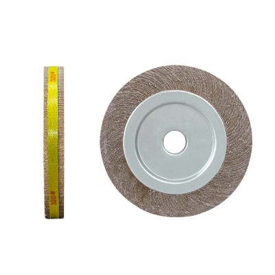 6寸150*25*32千页抛光轮200*25*32百叶片千叶轮耐磨百页砂轮机片图4