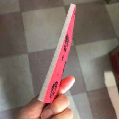 批发植绒勇士海绵砂纸100*70mm电子塑模手机外壳打磨抛光海棉砂图5