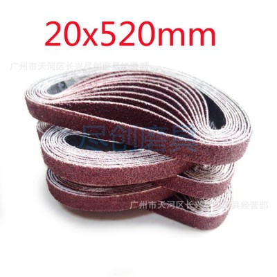 气动砂带机砂带20x520三菱砂带GXK56去毛刺打磨焊缝小型砂带机图2