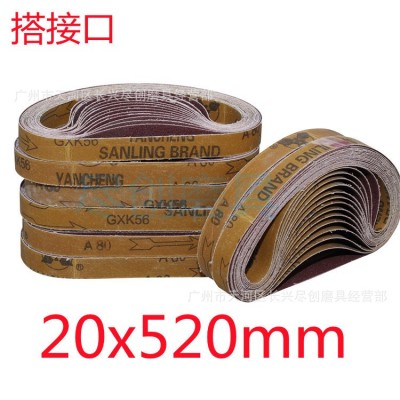 气动砂带机砂带20x520三菱砂带GXK56去毛刺打磨焊缝小型砂带机图3