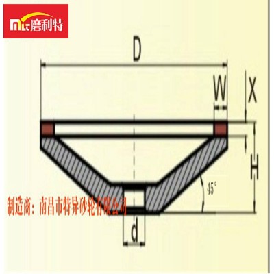 磨利特陶瓷结合剂金刚石 碗型砂轮100mm 磨PCD PCBN 钨钢 蓝宝石图4
