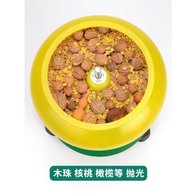 玉石震动抛光机小型批量全自动翡翠玛瑙研磨机振动打磨机震桶机图2