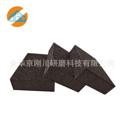 加工定制各种海绵研磨块金刚砂海绵百洁布异形海绵砂块支持订做
