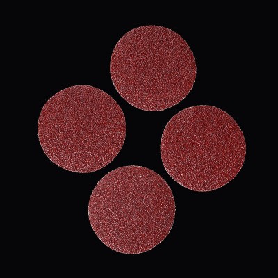 2寸植绒砂纸片 大理石木材金属抛光打磨拉绒砂纸背绒圆盘砂纸厂家图5