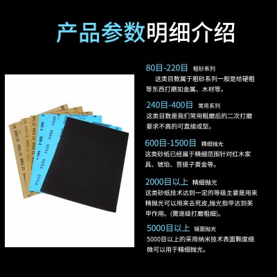 德国勇士砂纸打磨 墙面家具 菩提子文玩镜面80-7000抛光砂纸批发图3