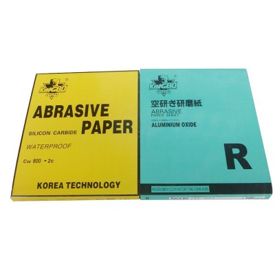 批发劲豹KINGBO油漆干磨砂纸抗堵塞白砂皮砂纸磨铝砂纸120#-600#图2
