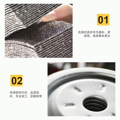 厂家直销 棕刚玉千叶轮 异型千页轮 抛光轮 弹性磨盘 强力磨削图4