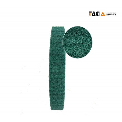 TAC8698飞翼轮绿色不夹砂百洁布不锈钢抛光拉丝去除毛刺木器图5