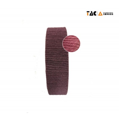 TAC7447红色不夹砂不锈钢抛光拉丝去除毛刺木器机加工飞翼轮图5