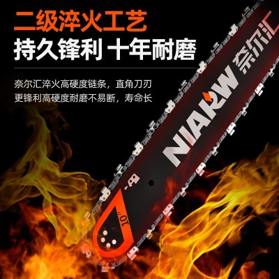 12寸电锯充电手提式家用多功能木工锯伐木砍树锯树锯柴单手电链锯图2