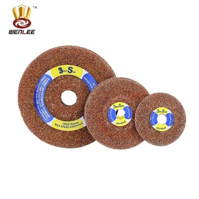 树脂角磨片厂家批发50/70/100金属打磨磨光片3S角磨机砂轮片