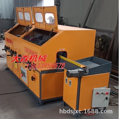 多工位外圆抛光机圆管除锈抛光机环保铁管不锈钢管自动抛光机厂家图4