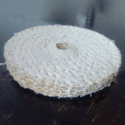 角磨机用不绣钢抛光布轮白布轮布轮麻轮图2