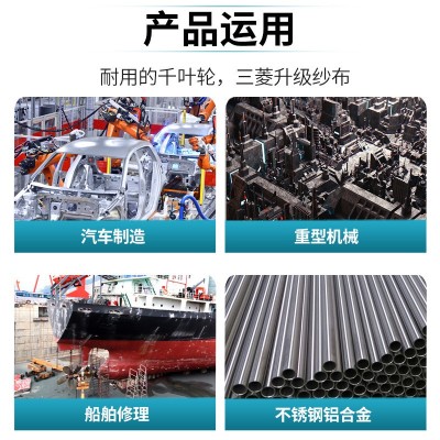 千叶轮千叶片抛光片抛光轮卡盘叶轮异型千页轮150/200/250/300图5