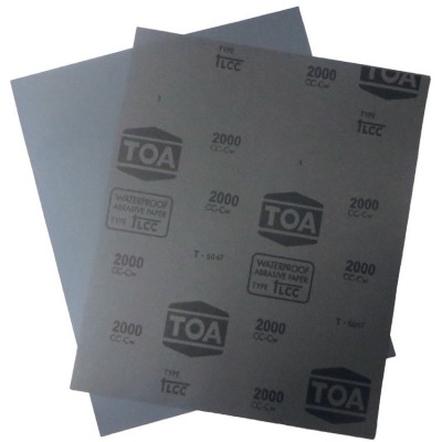 泰国TOA水砂纸60#-10000#金属家具漆镜面木工打磨抛光干湿两用图4
