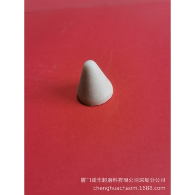 本色树脂研磨石-修复用研磨石-水磨抛光石-20*20三角锥形树脂磨料图2