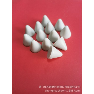 本色树脂研磨石-修复用研磨石-水磨抛光石-20*20三角锥形树脂磨料图4