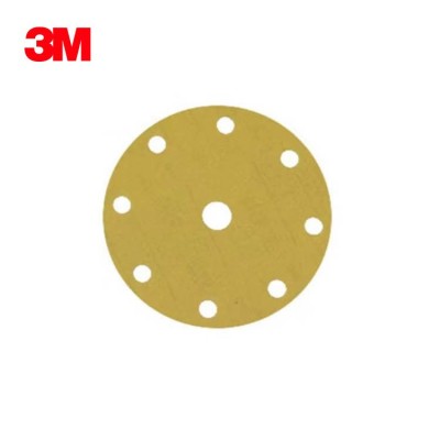 3M 236U6寸多孔位背绒砂碟吸尘干磨砂碟漆面抛光圆盘砂拉绒片植绒图4