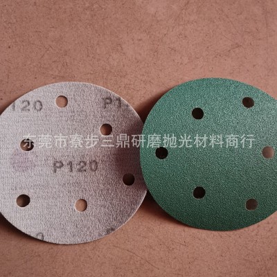 韩国太阳拉绒片,进口水磨砂纸，水磨植绒砂纸，绿色涂层砂纸图4