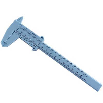 塑料游标卡尺 数显数字卡尺迷你文玩卡尺学生游标尺0-150测量工具