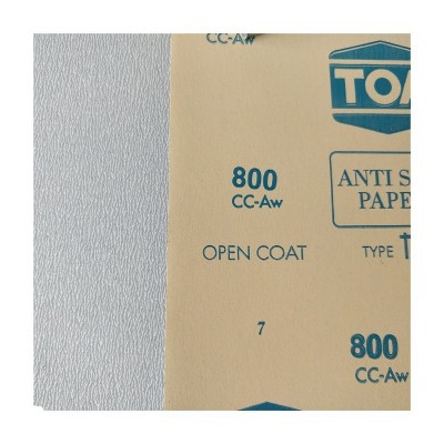 进口泰国原装TOA砂纸 油漆表面处理 工艺品 木工打磨抛光干磨砂纸图5