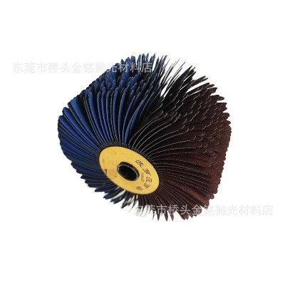 砂布丝轮千叶轮家具白茬线条底漆打磨头金属木工木雕根雕打磨抛光图5
