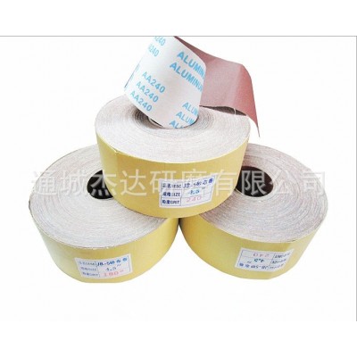 TJ113手撕砂布卷 彩色软布卷沙带卷 电缆 砂布条 沙布砂片2寸5cm图3