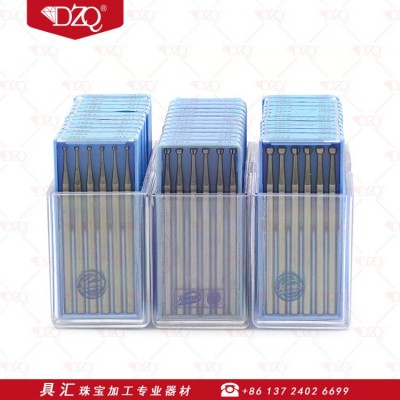 进口F256A开口吸珠针开口吸珠德国KOMET蓝盒吸珠戒爪抛光打磨钻头图3