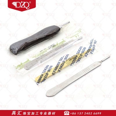 不锈钢手术刀柄塑料刀柄刀片刀架刀片柄首饰器材用于3号手术刀柄图4